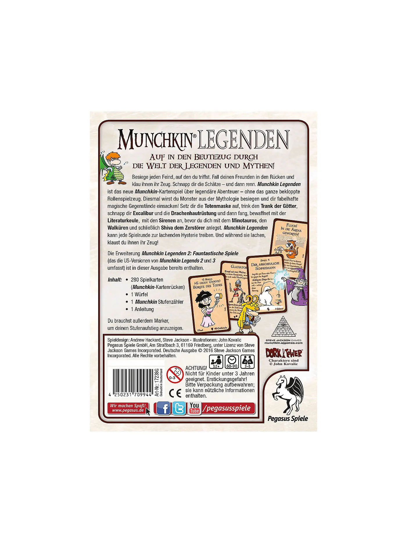PEGASUS | Munchkin - Legenden 1 und 2 | 